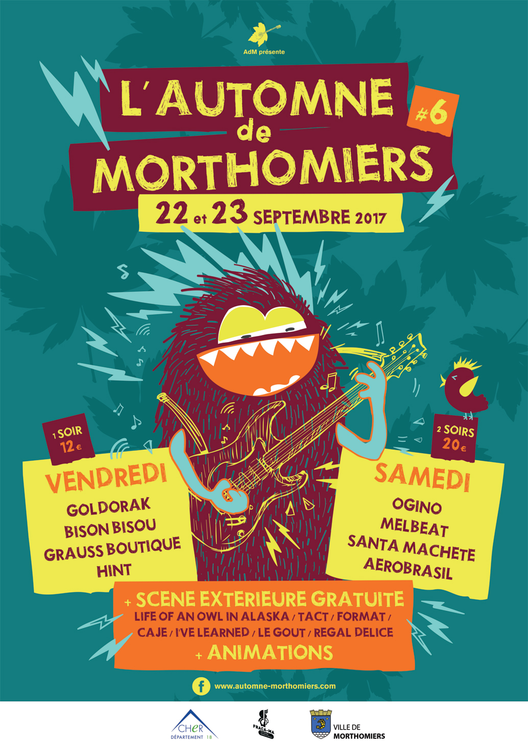 affiche automne de morthomiers 2017