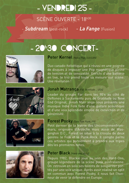 Flyer Vendredi 25/09/2015